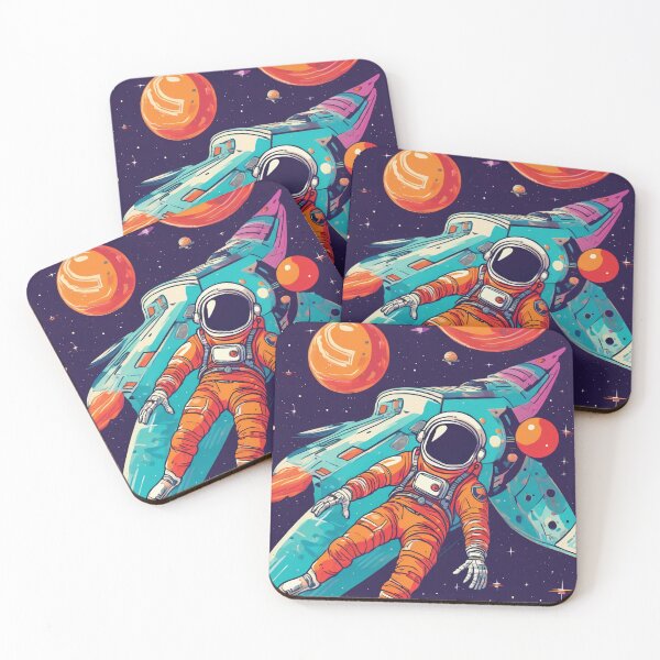Item preview, Retro Astronaut designed and sold by nakedlunch02.