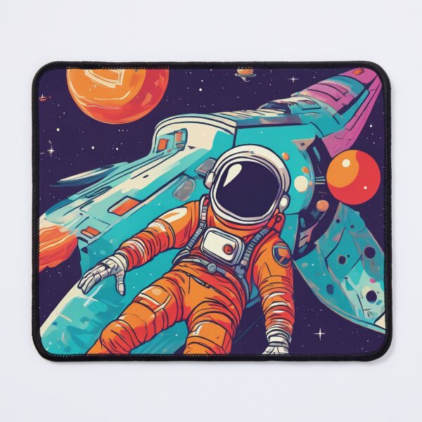 Item preview, Retro Astronaut designed and sold by nakedlunch02.