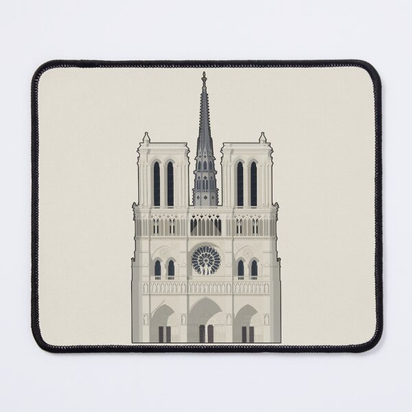 Item preview, Cathedral Notre Dame de Paris Architectural Illustration designed and sold by archetype prints.