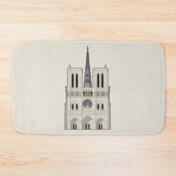 Item preview, Cathedral Notre Dame de Paris Architectural Illustration designed and sold by archetype prints.