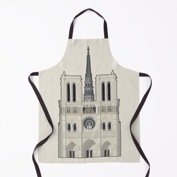 Item preview, Cathedral Notre Dame de Paris Architectural Illustration designed and sold by archetype prints.