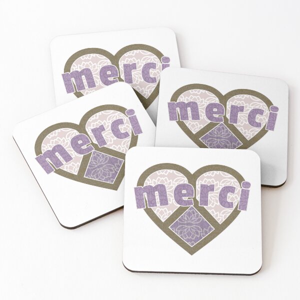 Item preview, merci - Cœur Paix Lavande | Gratitude et Harmonie Intérieure designed and sold by 	aluzia.design.