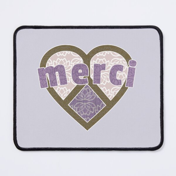 Item preview, merci - Cœur Paix Lavande | Gratitude et Harmonie Intérieure designed and sold by 	aluzia.design.