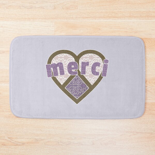 Item preview, merci - Cœur Paix Lavande | Gratitude et Harmonie Intérieure designed and sold by 	aluzia.design.