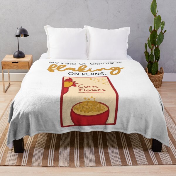 Item preview, My Kind Of Cardio Is Flaking On Plans - Funny Relatable Food Meme Quote designed and sold by Salt & Tide.