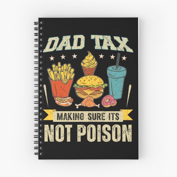 Item preview, Dad Tax - Making Sure It's Not Poison | Funny Vintage Dad Food Quote Design designed and sold by MotivaChic.