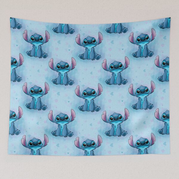 Item preview, Stitch seamless pattern blue design designed and sold by jancajiravova.