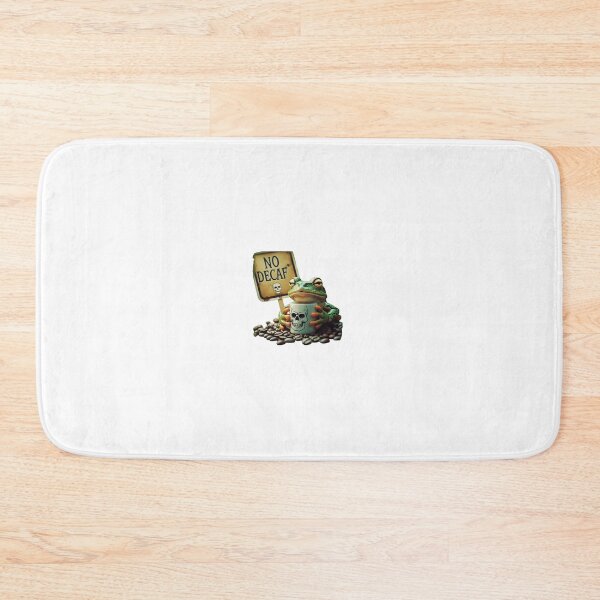 Item preview, Decaf? Never. – Angry Frog designed and sold by Victoriella-v.