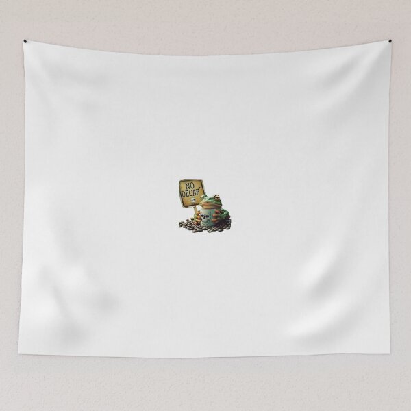 Item preview, Decaf? Never. – Angry Frog designed and sold by Victoriella-v.
