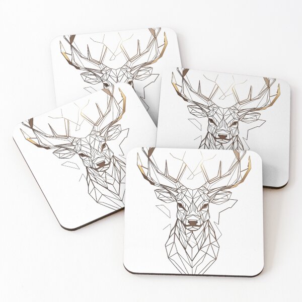 Item preview, Geometric Stag designed and sold by Strand Visuals.