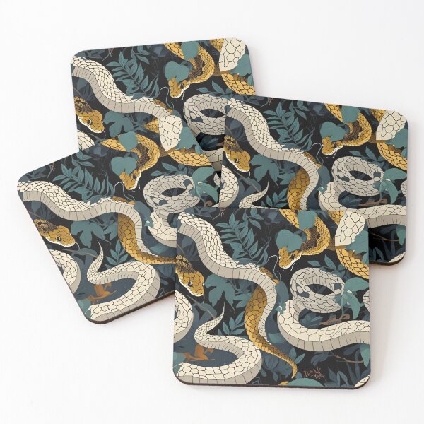 Item preview, Animal Print Pattern (Snake) designed and sold by PatronesKawai.
