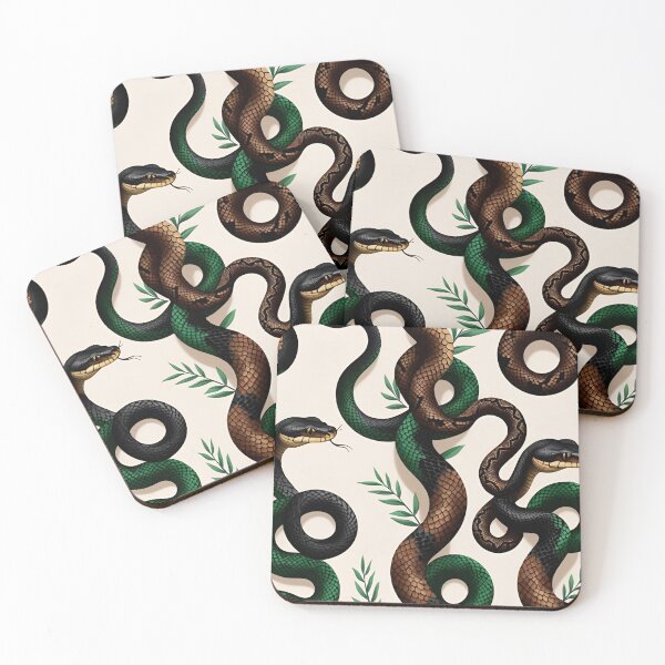 Item preview, Animal Print Pattern (Snake) designed and sold by PatronesKawai.