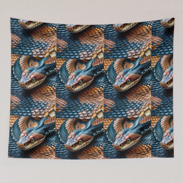Item preview, Animal Print Pattern (Snake) designed and sold by PatronesKawai.