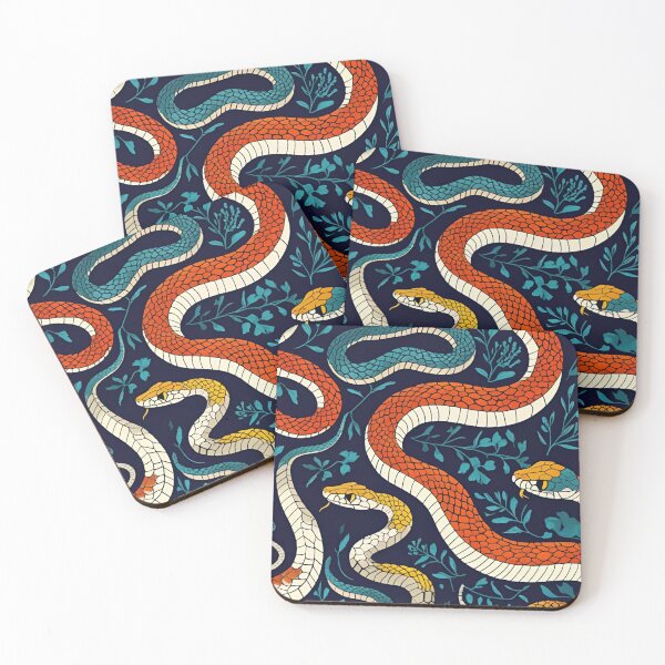 Item preview, Animal Print Pattern (Snake) designed and sold by PatronesKawai.