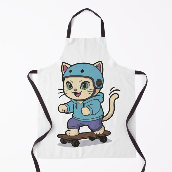 Item preview, Cat Sparky Skateboarder Kitty designed and sold by ContextoMagico.