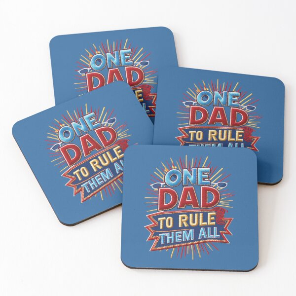 Item preview, Copy of One Dad to Rule Them All  Funny Embroidered Dad Patch Design for Father's Day" designed and sold by ArtDesignTp.