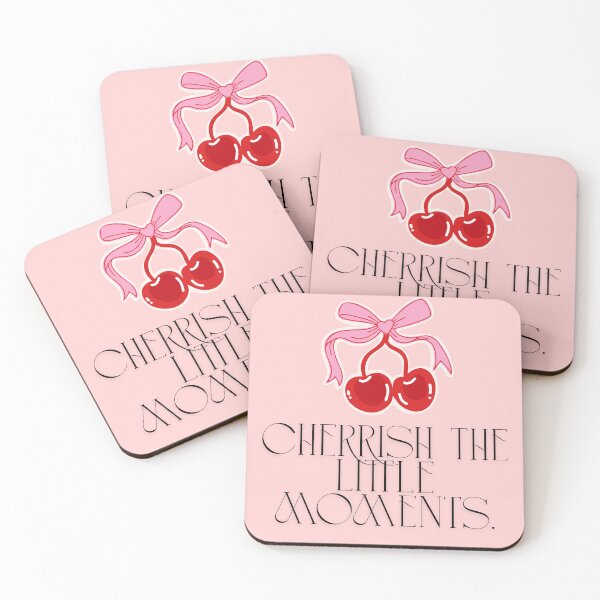 Item preview, Cherrish the Little Moments – Cute Cherry Quote Design designed and sold by ChromaMyst.