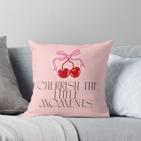 Item preview, Cherrish the Little Moments – Cute Cherry Quote Design designed and sold by ChromaMyst.
