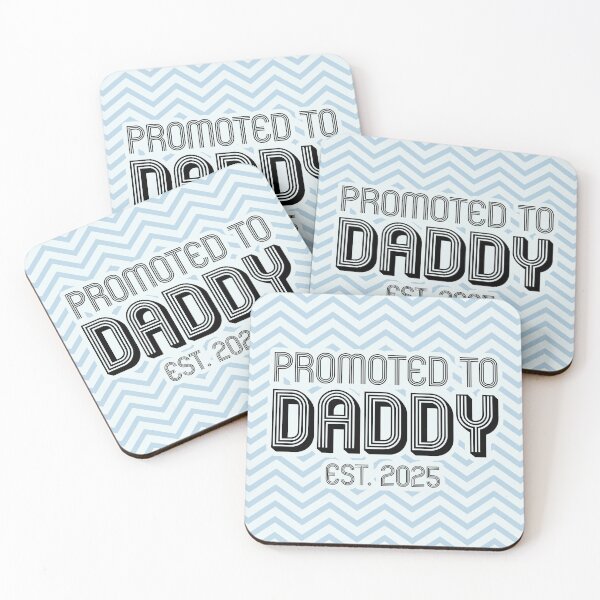 Item preview, Promoted to Daddy Est. 2025 – New Dad Gift – First Father’s Day, Minimalist Design designed and sold by vezigner.