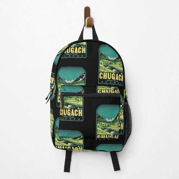 Item preview, Chugach State Park Retro Halftone Alaska Wilderness Design designed and sold by HalpinDesign.