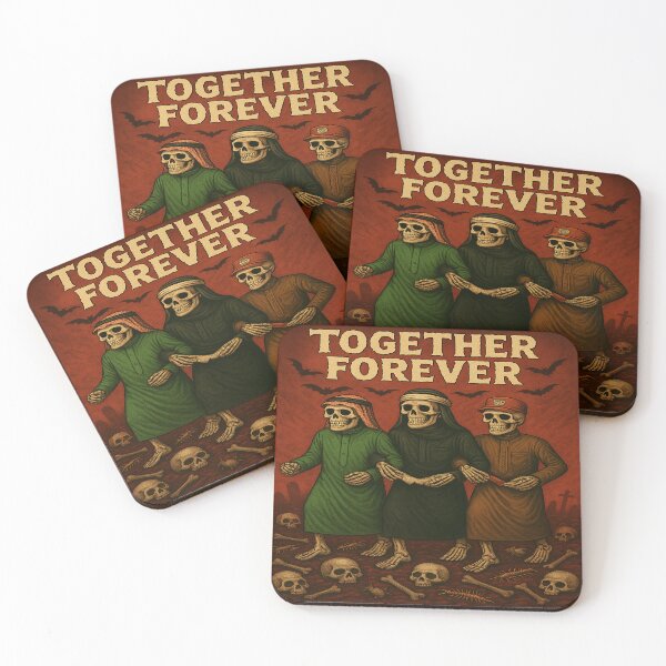 Item preview, Together Forever – Arab Skeleton Brotherhood Gothic Art designed and sold by alizo74.
