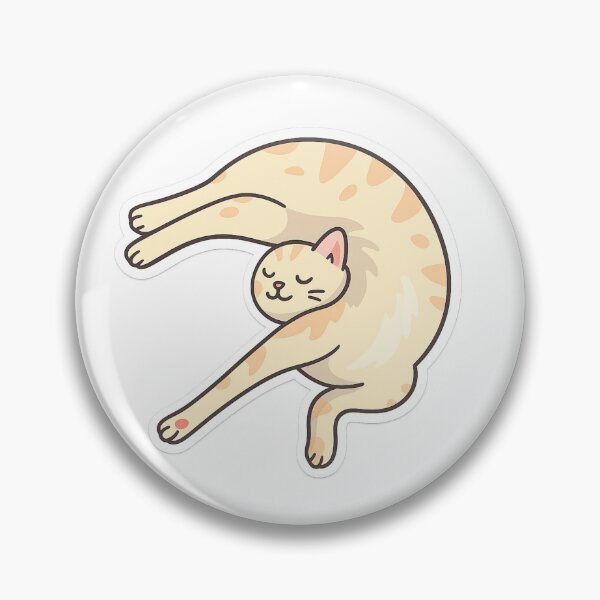 Item preview, Cat sleeping in funny position designed and sold by Wandertrace.