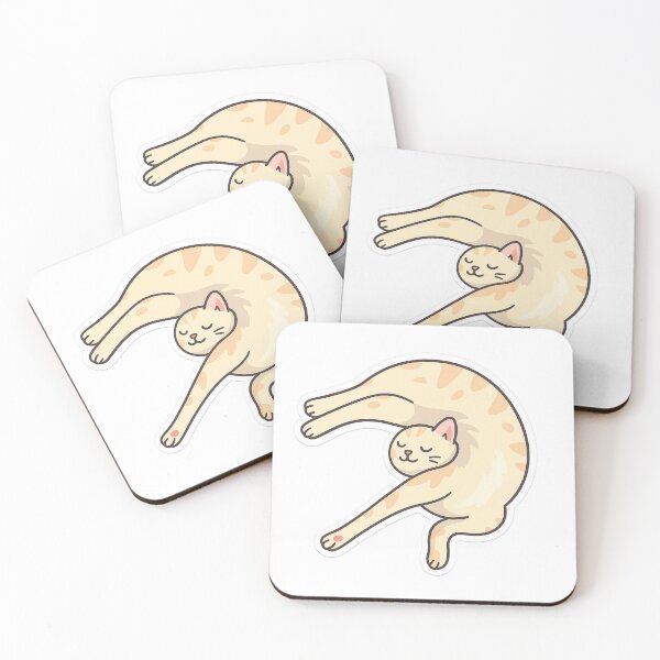 Item preview, Cat sleeping in funny position designed and sold by Wandertrace.