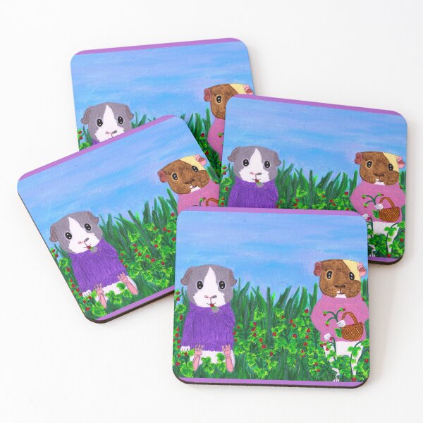 Item preview, Camille and Dagmar Picking Wild Strawberries designed and sold by Guinea Pigs and Books.