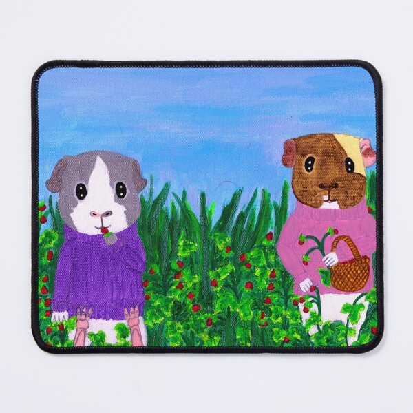 Item preview, Camille and Dagmar Picking Wild Strawberries designed and sold by Guinea Pigs and Books.
