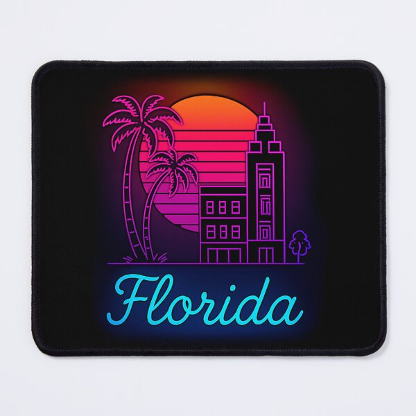 Item preview, Florida Neon Skyline Collection: Futuristic City Lights designed and sold by Design_Your_Day.