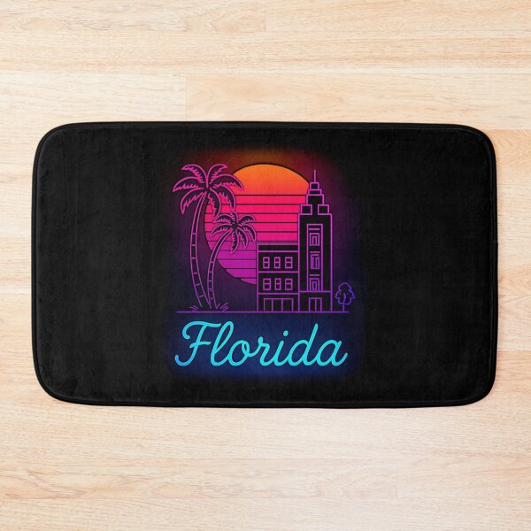 Item preview, Florida Neon Skyline Collection: Futuristic City Lights designed and sold by Design_Your_Day.