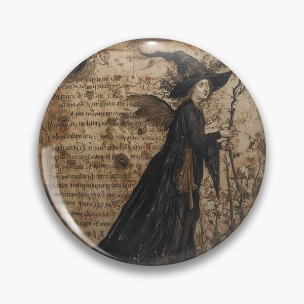 Item preview, Medieval Witch Art designed and sold by TheDarkWardrobe.
