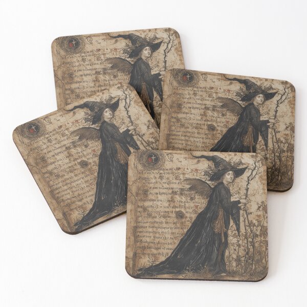 Item preview, Medieval Witch Art designed and sold by TheDarkWardrobe.
