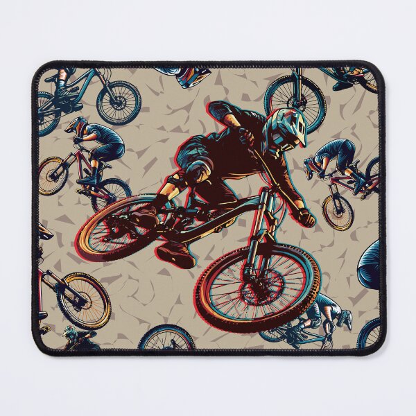 Item preview, Mountain Bikers Gone Wild Pattern designed and sold by Wander X Design.
