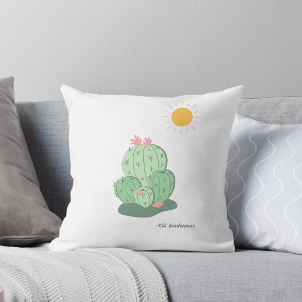 Item preview, Quiet Cactus – Minimal Soft Cactus Illustration for Calm Days designed and sold by KWkindwaves.