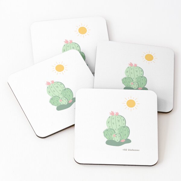 Item preview, Quiet Cactus – Minimal Soft Cactus Illustration for Calm Days designed and sold by KWkindwaves.