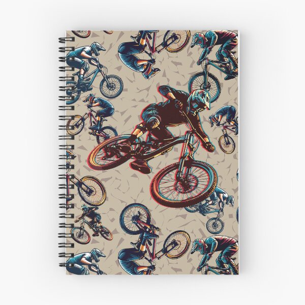 Item preview, Mountain Bikers Gone Wild Pattern designed and sold by Wander X Design.