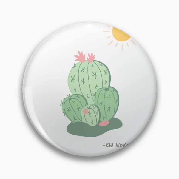 Item preview, Quiet Cactus – Minimal Soft Cactus Illustration for Calm Days designed and sold by KWkindwaves.