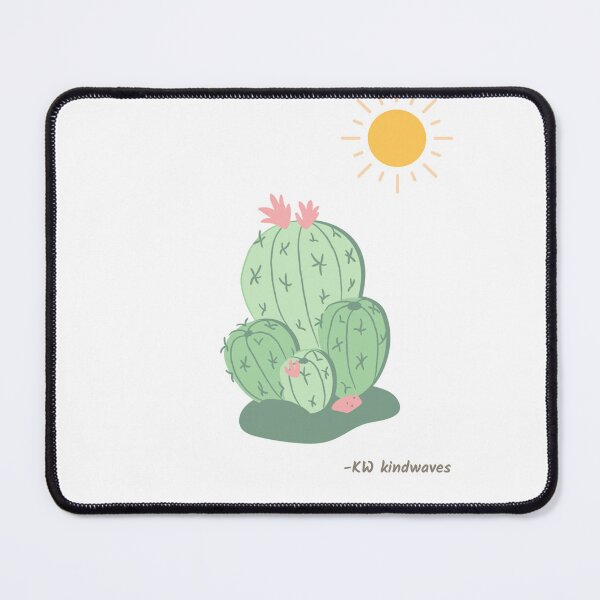 Item preview, Quiet Cactus – Minimal Soft Cactus Illustration for Calm Days designed and sold by KWkindwaves.
