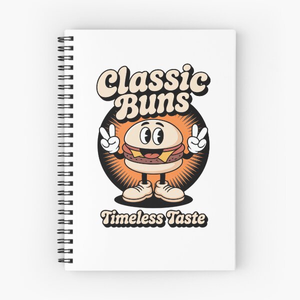 Item preview, Classic Buns Burger Retro Cartoon designed and sold by MooonTees.