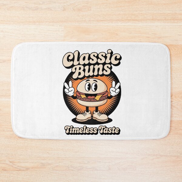 Item preview, Classic Buns Burger Retro Cartoon designed and sold by MooonTees.