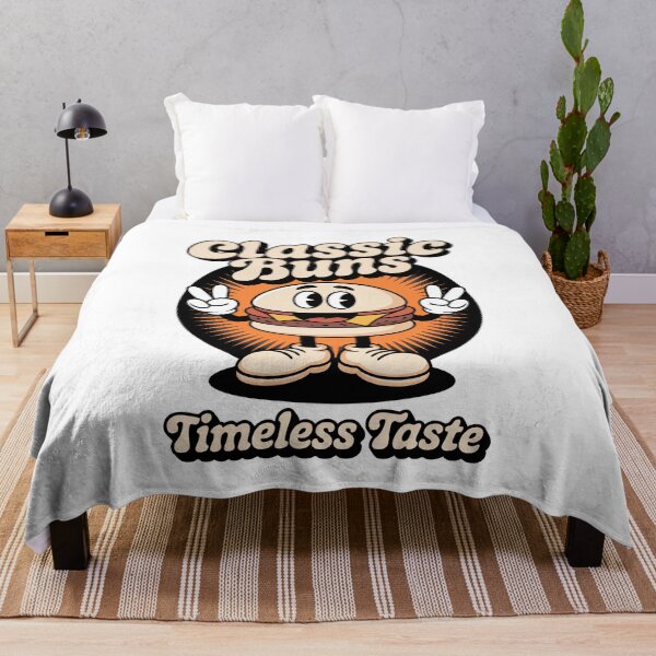 Item preview, Classic Buns Burger Retro Cartoon designed and sold by MooonTees.