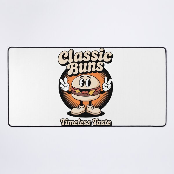 Item preview, Classic Buns Burger Retro Cartoon designed and sold by MooonTees.