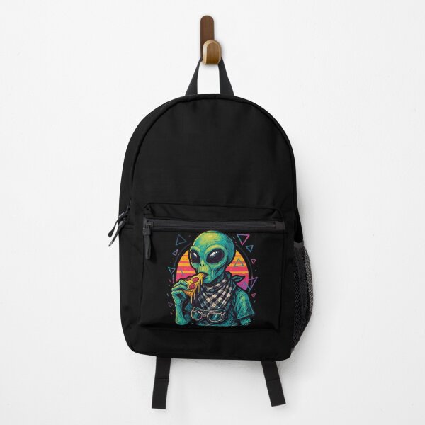 Item preview, Alien Eating Pizza Vaporwave Retro designed and sold by TomFrontierArt.