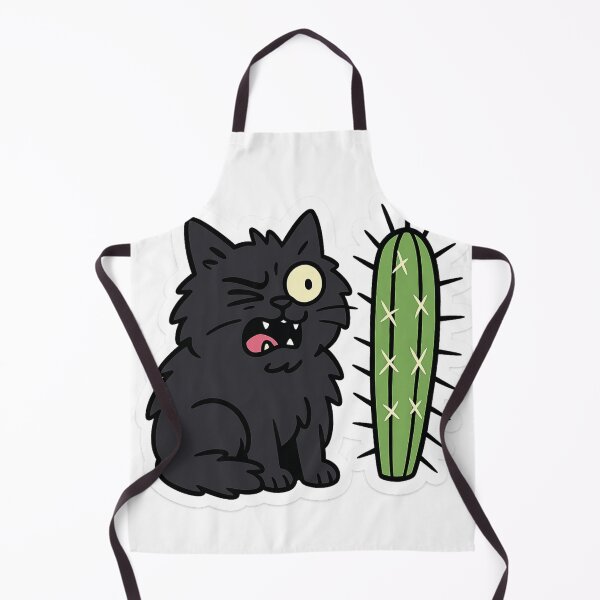 Item preview, Cat Cactus Sticker designed and sold by Wandertrace.