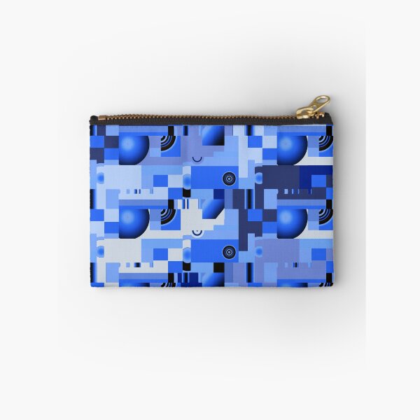 Item preview, Blue Techno Modern Art designed and sold by Sharon Schwalbe.