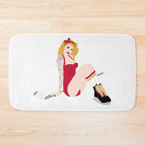 Item preview, Calgary Flames Pinup designed and sold by Heather H Designs .