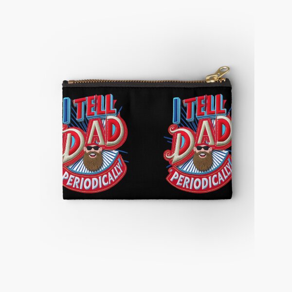 Item preview, I Tell Dad Periodically  Funny Dad Joke Embroidered Design designed and sold by ArtDesignTp.