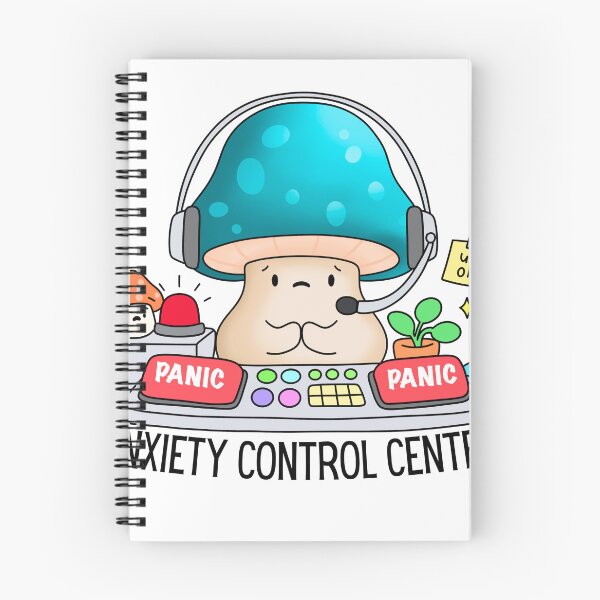 Item preview, funny anxiety control center designed and sold by vandepasch.
