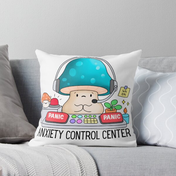 Item preview, funny anxiety control center designed and sold by vandepasch.